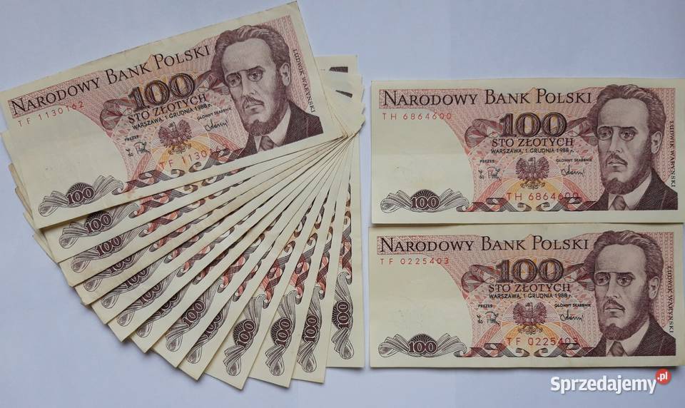 Banknot nominał 100 Numizmatyka Łowicz