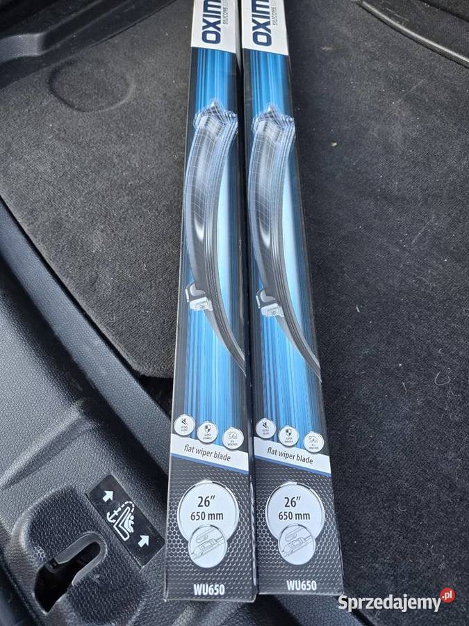 Nowe wycieraczki płaskie na szybę Oximo zestaw Warszawa