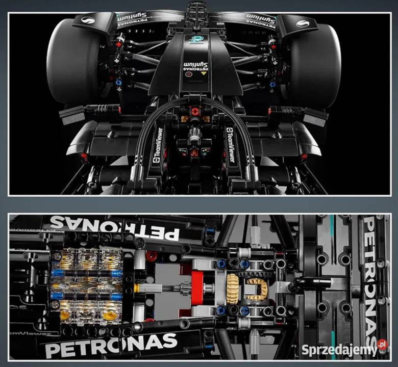 Klocki SuperCar Mercedes bolid F1 AMG 1642elem Pobiedziska