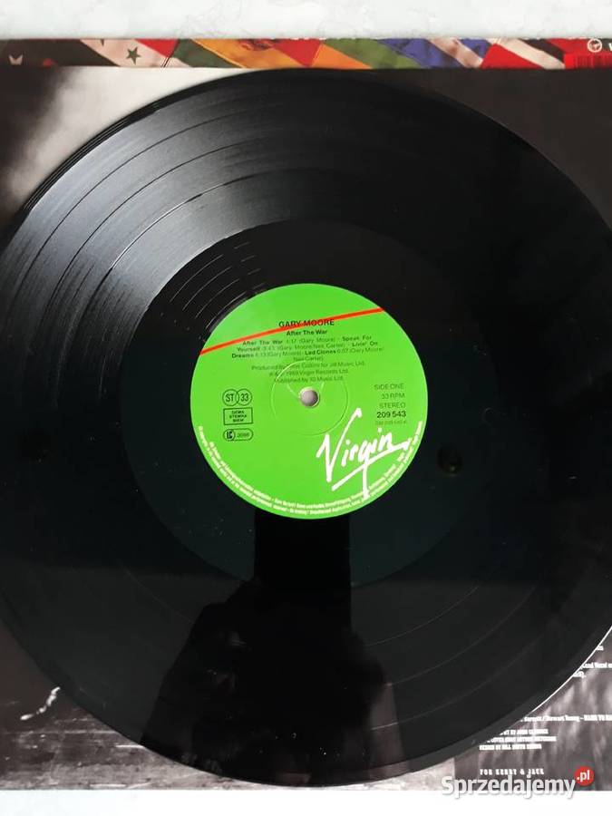 GARY MOORE AFTER The War orginał 1989Z kolekcji rock Rzeszów