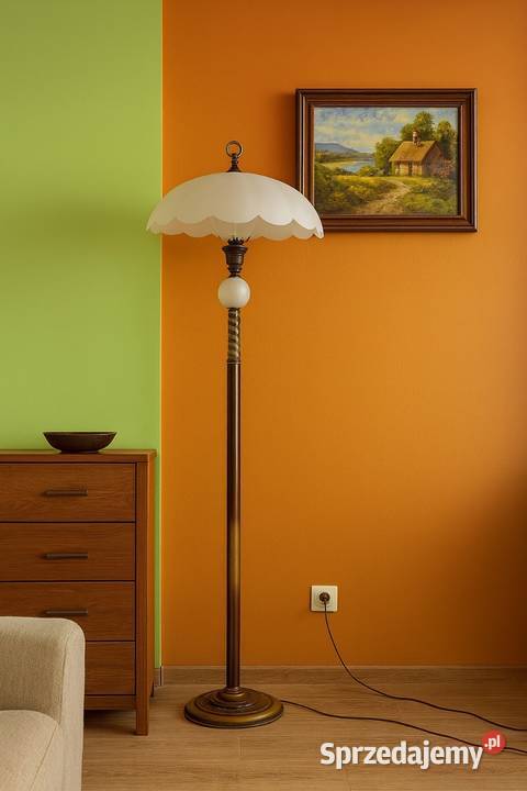 Nowoczesna aranżacja z lampą Vintage Wrocław