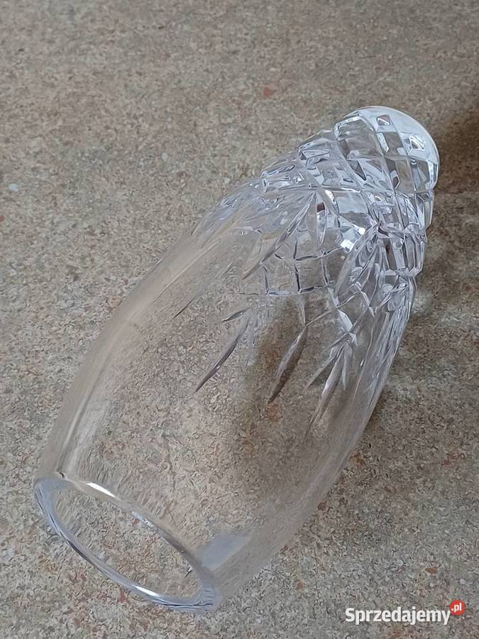 Vintage wazon krysztalowy Nowy Targ sprzedam