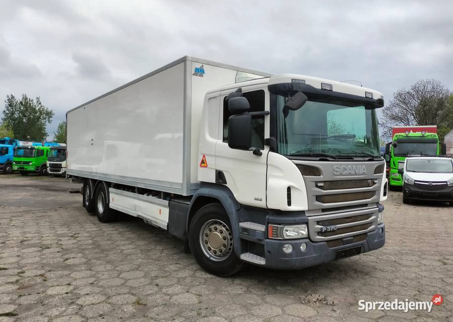 SCANIA P370 6x2 212 489 KONTENER IZOTERMA WINDA 12742cm3 śląskie Częstochowa