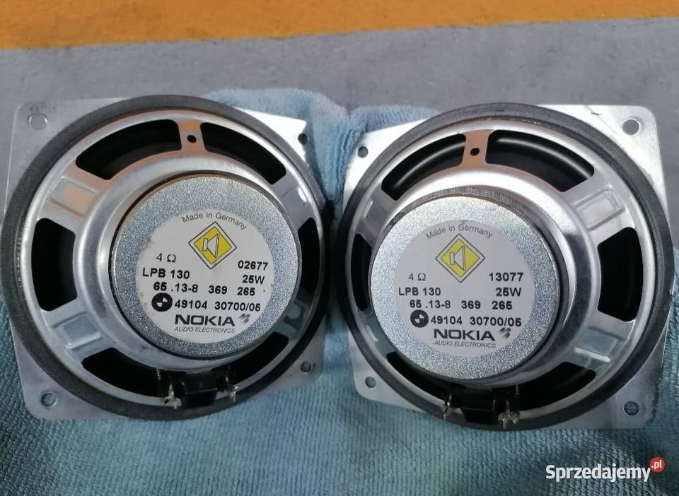Bmw e36 rarytas głośniki hifi nokia Sprzęt audio fabryczny Goleniów