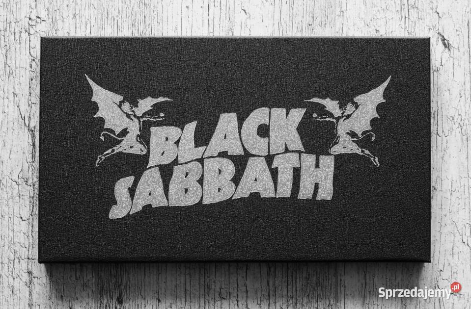 Black Sabbath logo ręcznie grawerowane na blasze sprzedam
