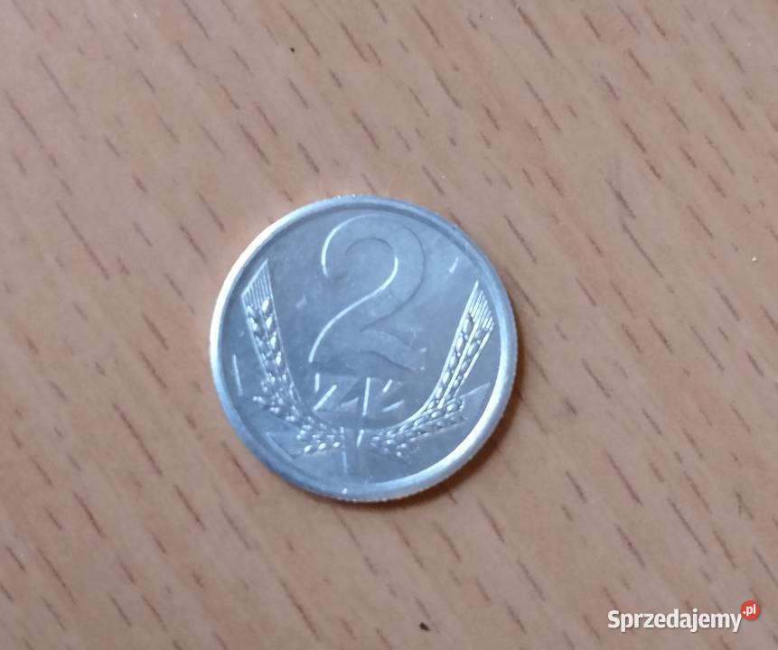 MONETA 2 z PRL 1989 kolekcjonerska numizmatyka wielkopolskie Poznań