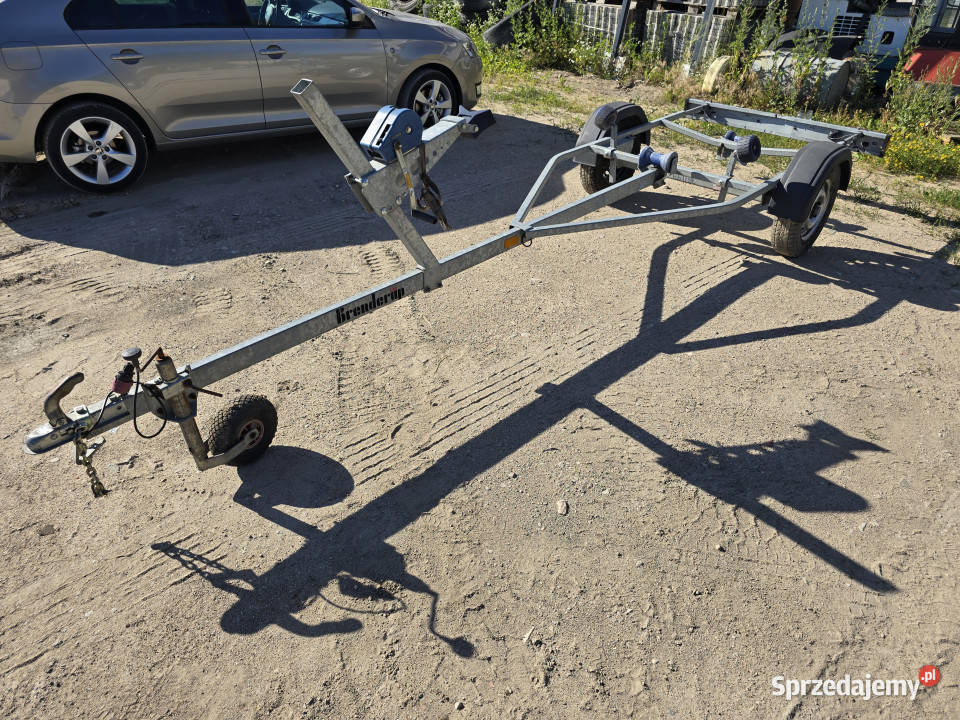Przyczepka do łodzi wędkarskiej skutera wodnego mazowieckie Wiśniewo