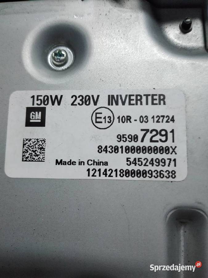 MODUŁ PRZETWORNICA INWENTOR OPEL MOKKA 95907291 Mietków