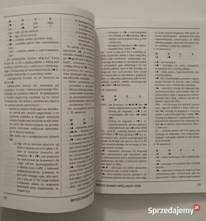 Brydż Wydanie specjalne 2006 Niezbędnik każdego Poradniki, albumy i reportaże łódzkie Bełchatów