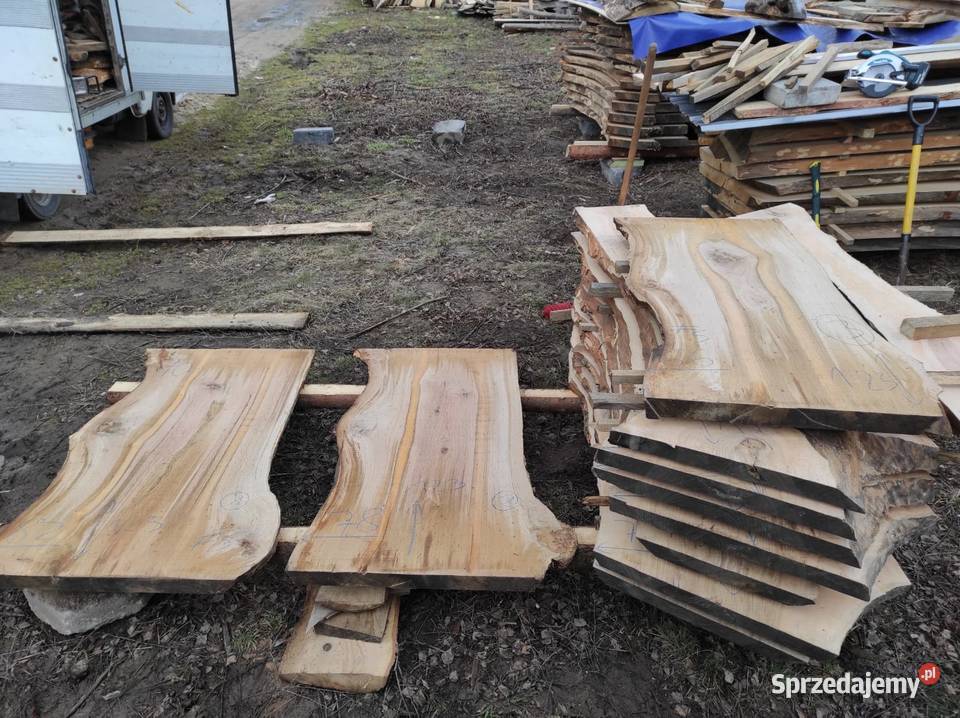 Monolit 124x5080x5 dąb stolik kawowy blat oak mazowieckie Przysucha
