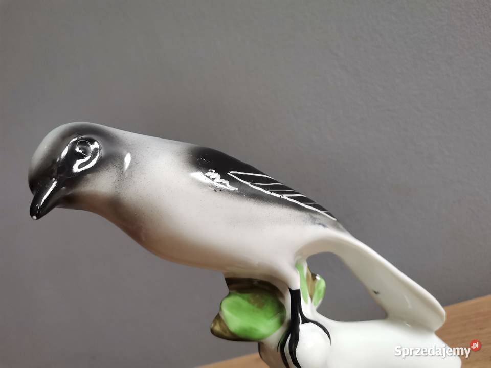 Stara figurka porcelanowa Ptak Dzieżba Katowice
