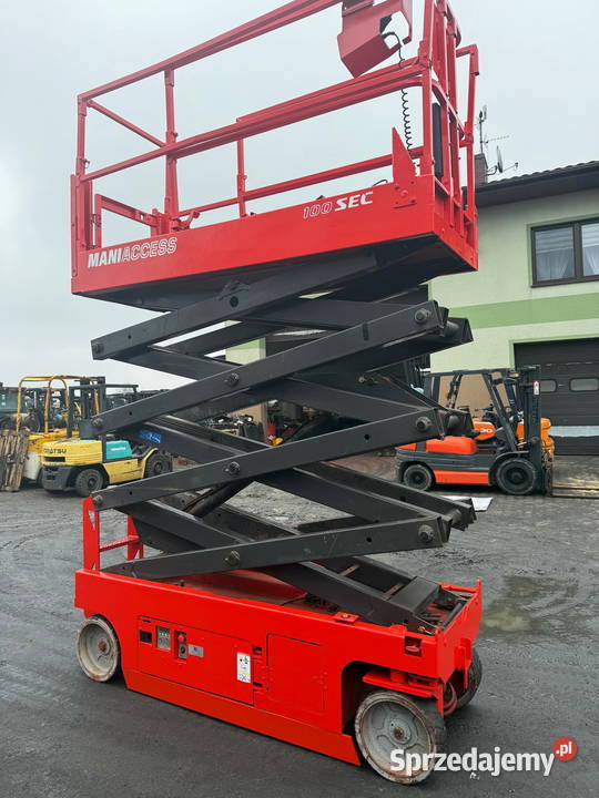zwyżka podnośnik elektryczny MANITOU 100 SEC łódzkie Działoszyn sprzedam