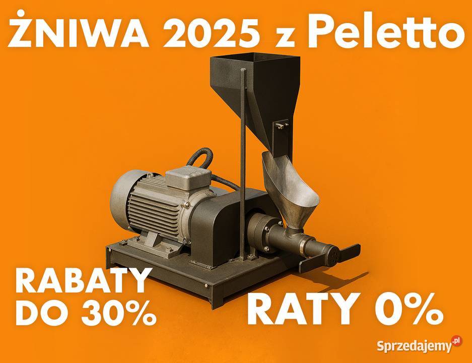 Wytłaczarka Ekstruder do paszy WE30 4 kW Soja Poznań