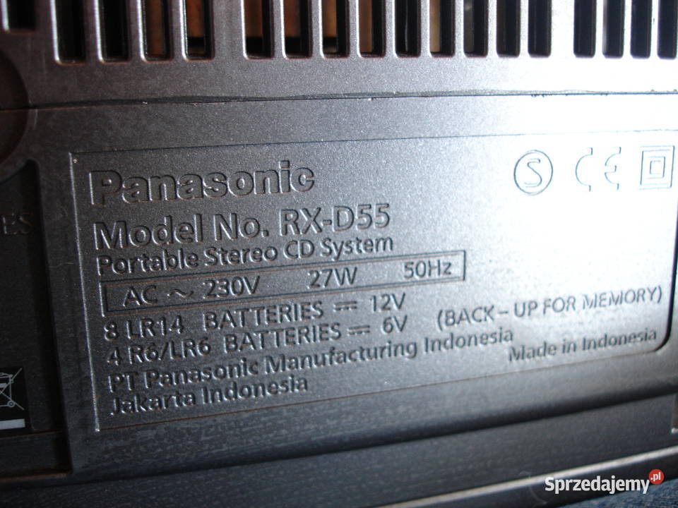 Radiomagnetofon PANASONIC RXD55 Zielona Góra