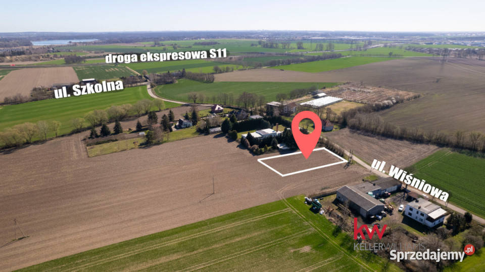 Do sprzedaży działka Kobylniki 1929m2 budowlana