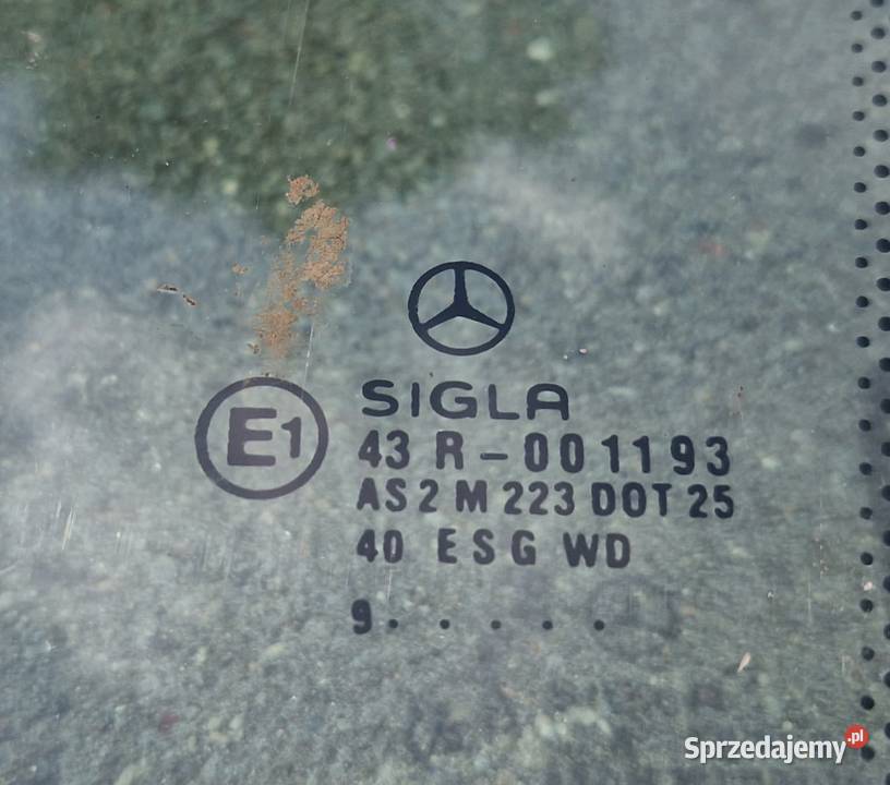 MERCEDES CLK W208 szyba boczna lewa prawa z kujawsko-pomorskie Bydgoszcz