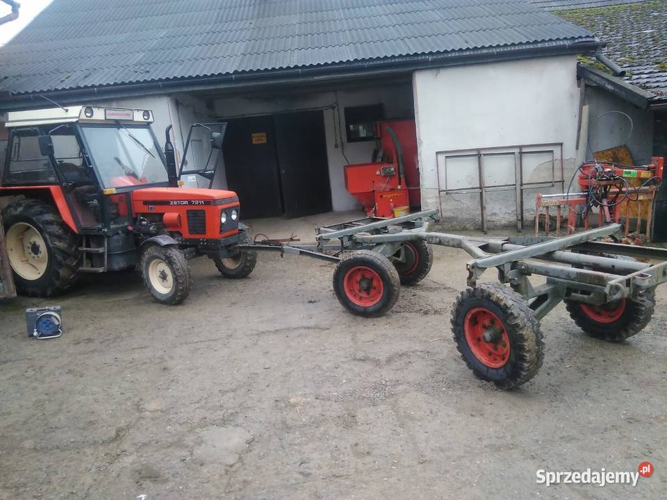 Wóz rozsuwany na drewno z hamulcem