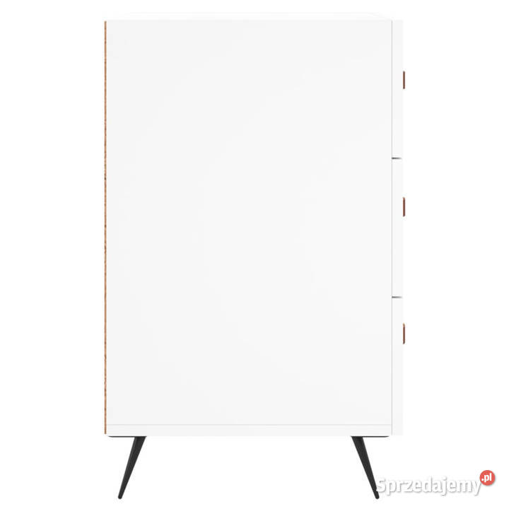 Szafka nocna biała 40x40x66 materiał Nocne Warszawa