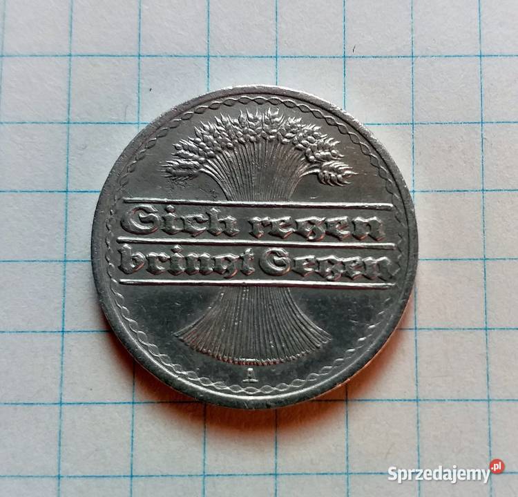50 FENIGÓW 1920 A NIEMCY REPUBLIKA WEIMARSKA Piszczac