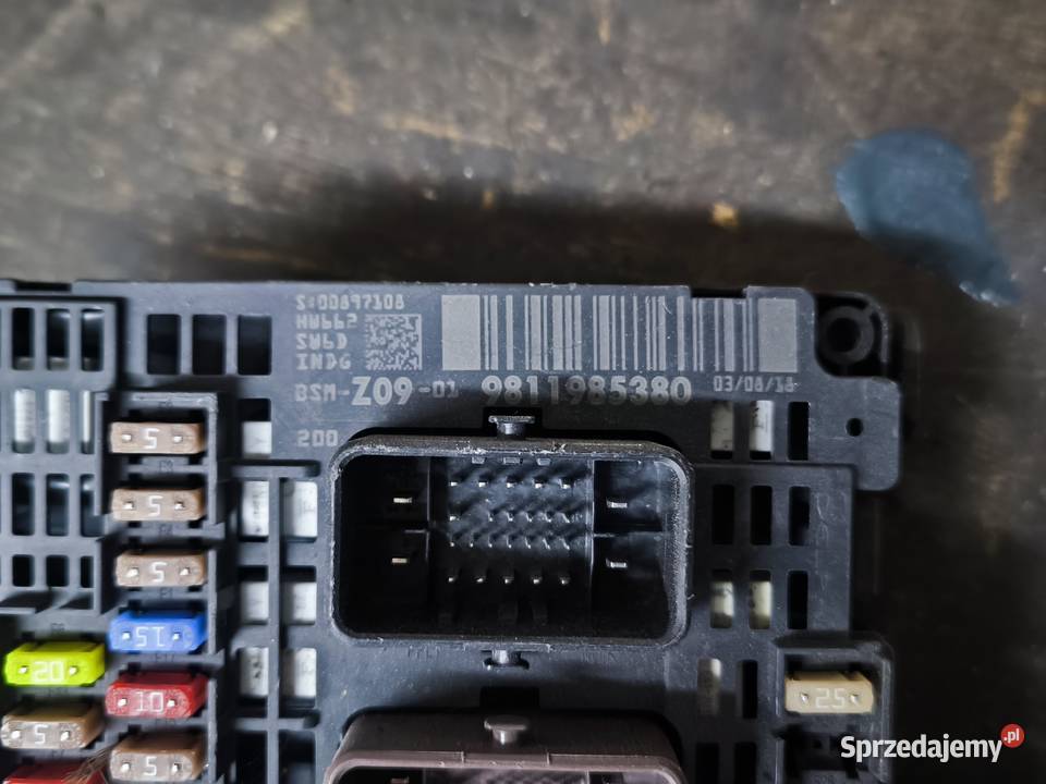 MODUŁ BSM Z09 9811985380 CITROEN PEUGEOT podkarpackie Rzeszów sprzedam