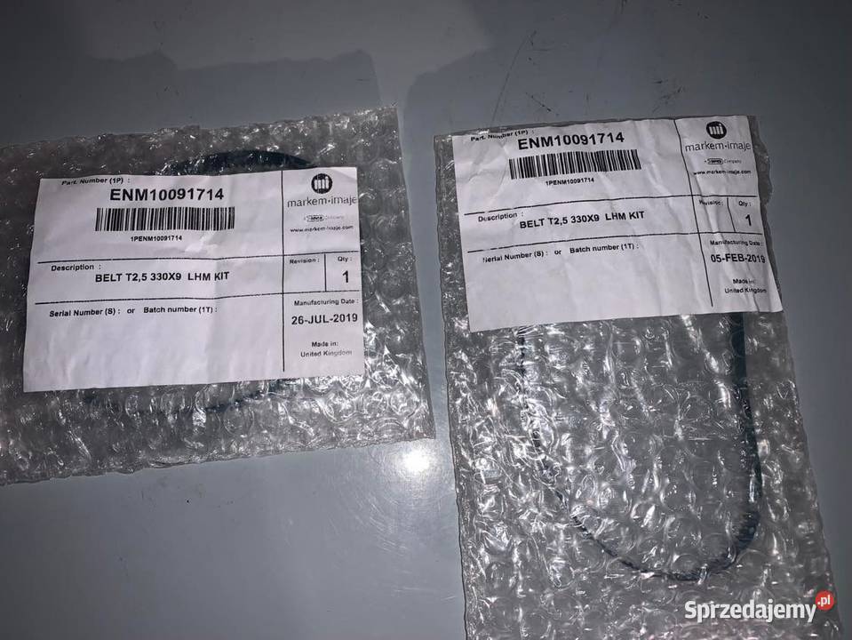 Markem Imaje belt t25 330x9 lhm kit Pozostałe mazowieckie