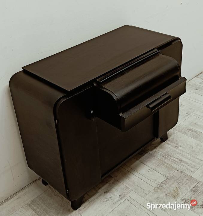 szafka komoda gramofon Halabala lata 60te design Komody Radomsko