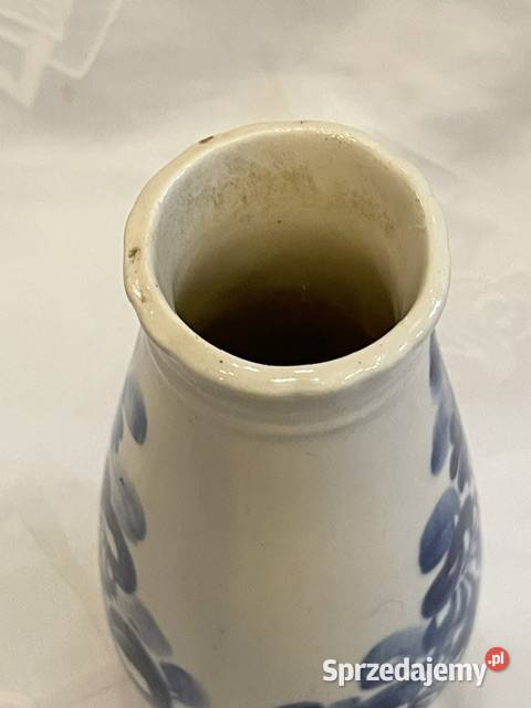 Mini wazon Włocławek ręcznie malowany porcelana