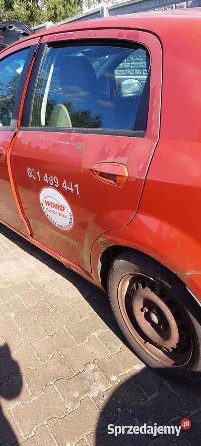 Drzwi lewy tył Fiat Grande Punto kolor 598A Szczecin