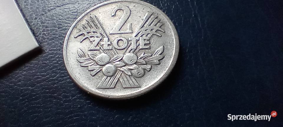 Stare monety 2 złote 1958 Jagody PRL Polska podkarpackie