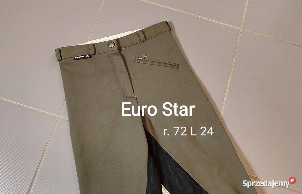 Euro Star Bryczesy do jazdy konnej rozmiar 72 L małopolskie Jasień