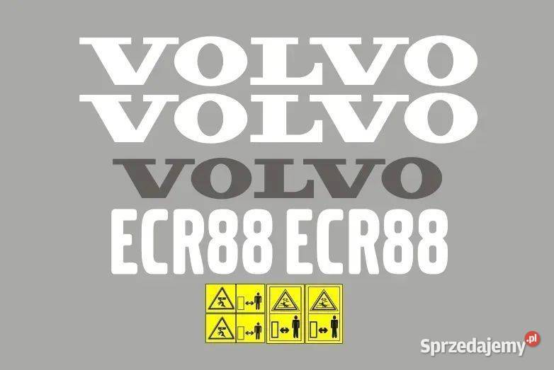 Naklejki oklejenie VOLVO ECR88 Zamiennik Janików