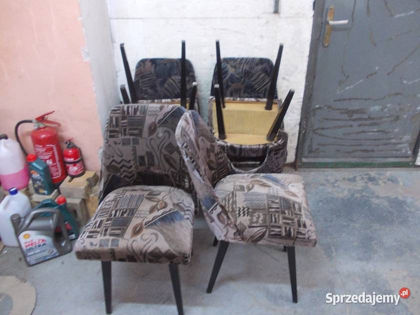 Stare krzesła muszelki PRL vintage 2 Bielsko-Biała sprzedam