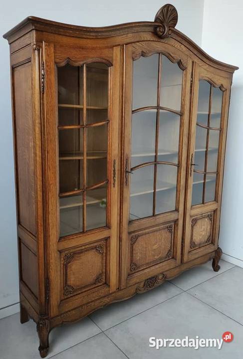 Piękna dębowa biblioteka ludwikowska sklep Dąbrowa Górnicza