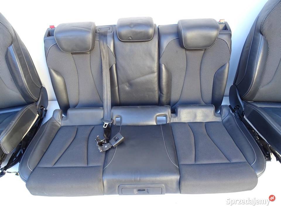 FOTELE FOTEL KANAPA PÓŁSKÓRA KOMPLET SLINE AUDI