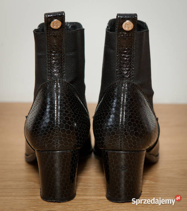 eleganckie skórzane botki KAZAR 39 skóra Wrocław