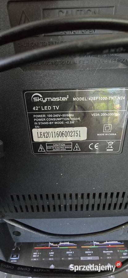 Telewizor Skymaster 42 LED TV UŻYWANY Telewizory