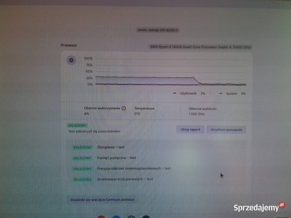 AMD Ryzen 3 1300X AE 4x35GHz AM4 8MB Sprawny Inne AMD Procesory Bydgoszcz