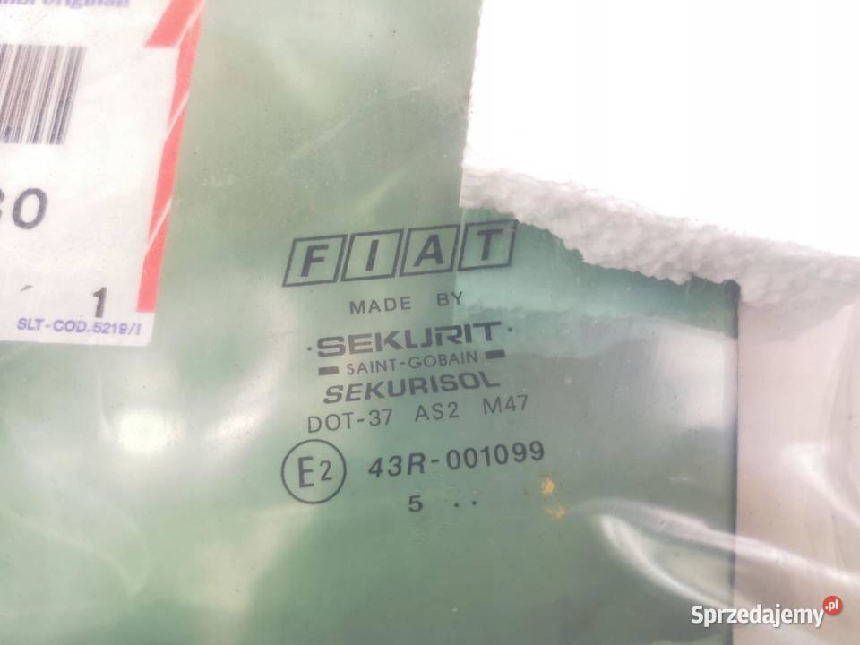 SZYBA DRZWI LEWY PRZÓD FIAT CROMA 9096 ORYGINAŁ
