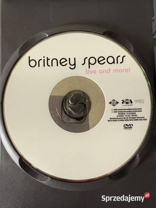 Britney Spears Live and More DVD Oryginał Crazy Czerwionka-Leszczyny