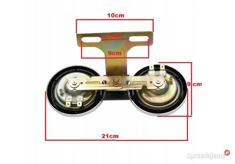 Klakson sygnał dzwiekowy podwójny do motocykla Sosnowiec