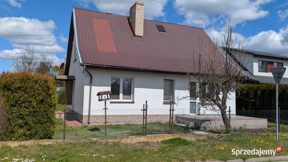 Sprzedam dom z budynkiem gospodarczym asfalt Hajnówka sprzedam