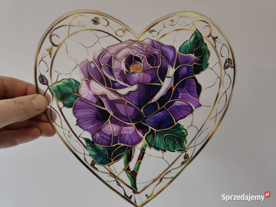 Nowy witraż witrażyk dekoracja okienna łapacz mazowieckie Płock sprzedam