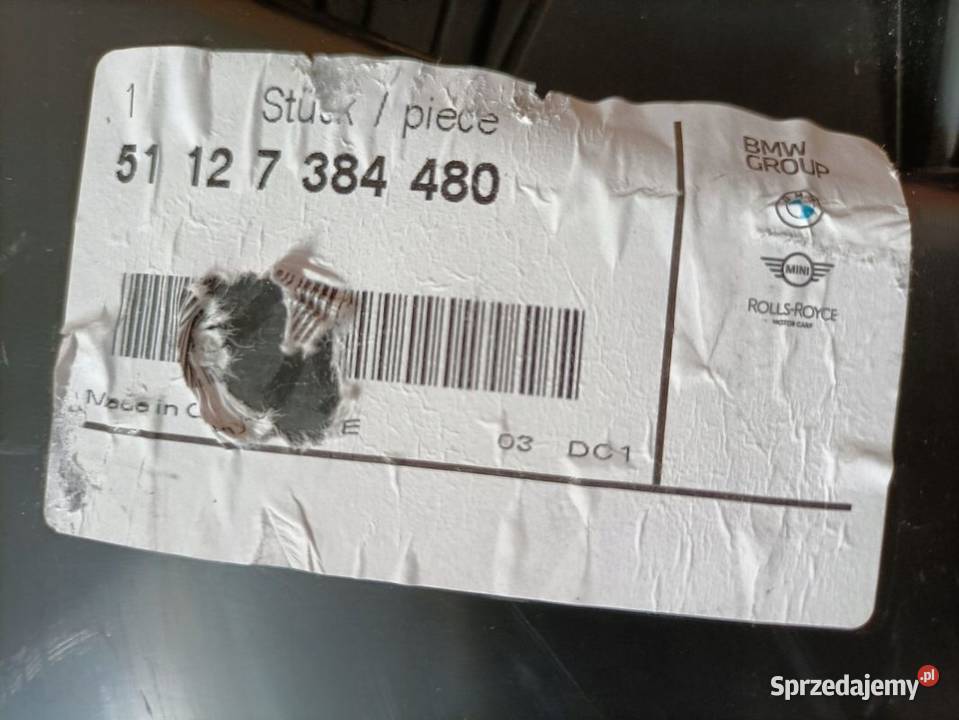 BMW 3 F31N ŚLIZG MOCOWANIE zderzak prawy TYŁ sprzedam