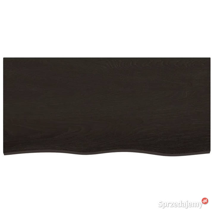 Półka ciemnobrązowa 100x50x24 wykończone drewno Warszawa
