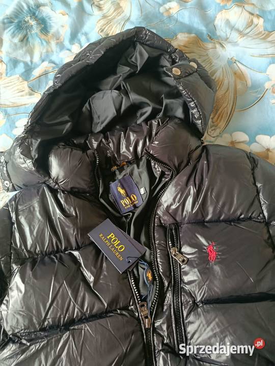 Kurtka pikowana zimowa Polo Ralph Lauren czarna Białystok
