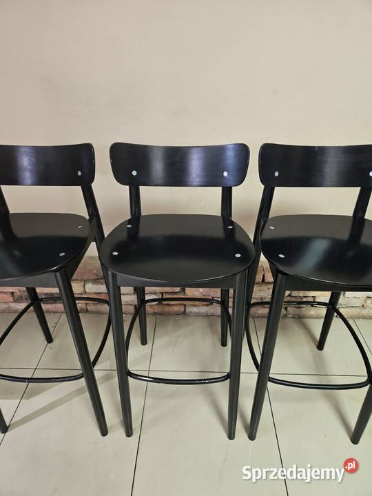 Stołek barowy hoker czarny FAMEG Hokery Dom i Ogród Pszczyna