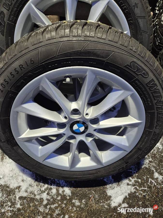 Felga 5 x 120 BMW opona 205 55 R16 Dunlop Winter wielkopolskie Ostrzeszów sprzedam