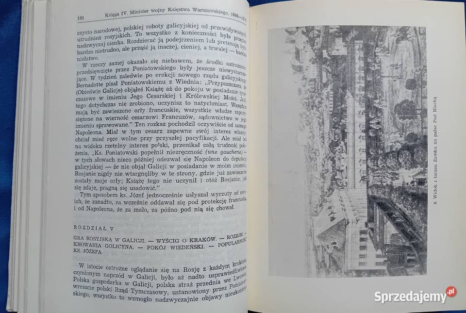 Szymon Aszkenazy Książę Jósef Poniatowski PIW Koźminek