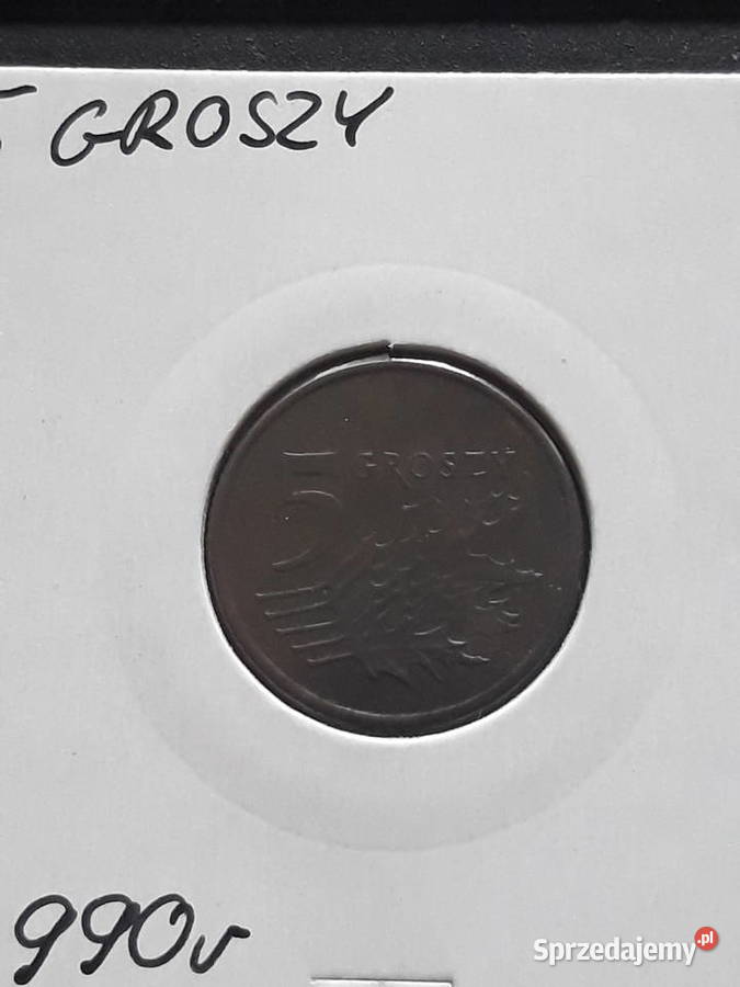 5 Groszy 1990 r UNCpatyna sprzedam