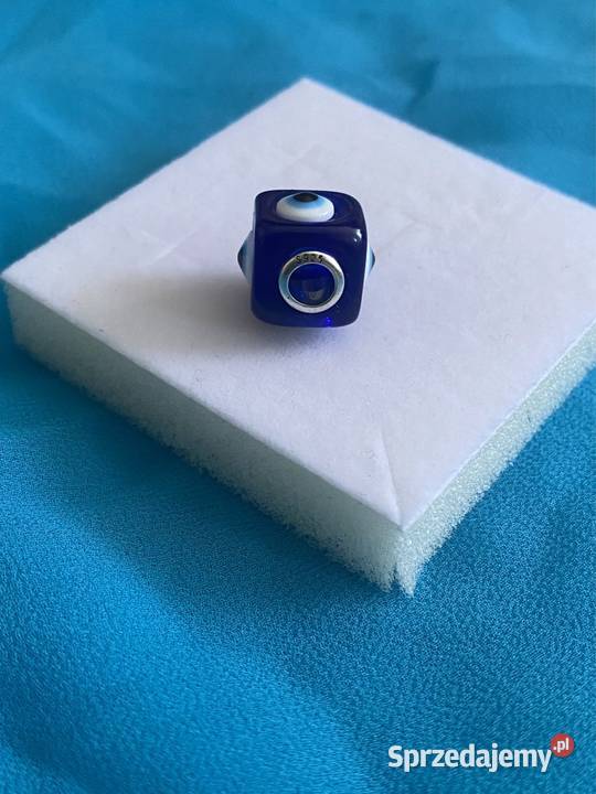 nowa sześcienna zawieszka charms beads masywne Gdynia